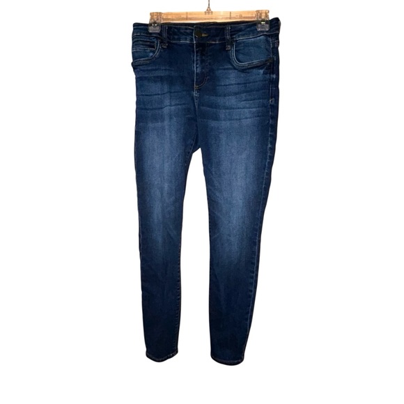 Kut from the Kloth Toothpick Skinny Jeans Womens Size 8S Dark Wash Stretch - Picture 1 of 11